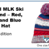 MLK Ski Weekend Official logo apparel winter baller pom hat