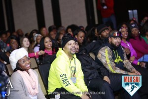 MLK Ski Weekend 2016 crowds shots from comedy show and relationship forum
