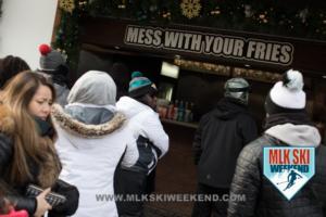 MLK Ski Weekend 2017 Black Ski Weekend Poutiine in Canada in the resort village (1)