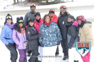 MLK Ski Weekend 2017 Black Ski Weekend crew with ladies and gents (1)