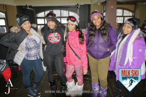 MLK Ski weekend 2016 group of ladies at happy hour